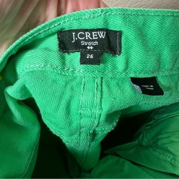 J.Crew Stretch Matchstick Green Jeans - Picture 3 of 8